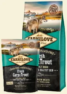 Carnilove Dog Fresh Carp Trout 12kg AnimalZoone
