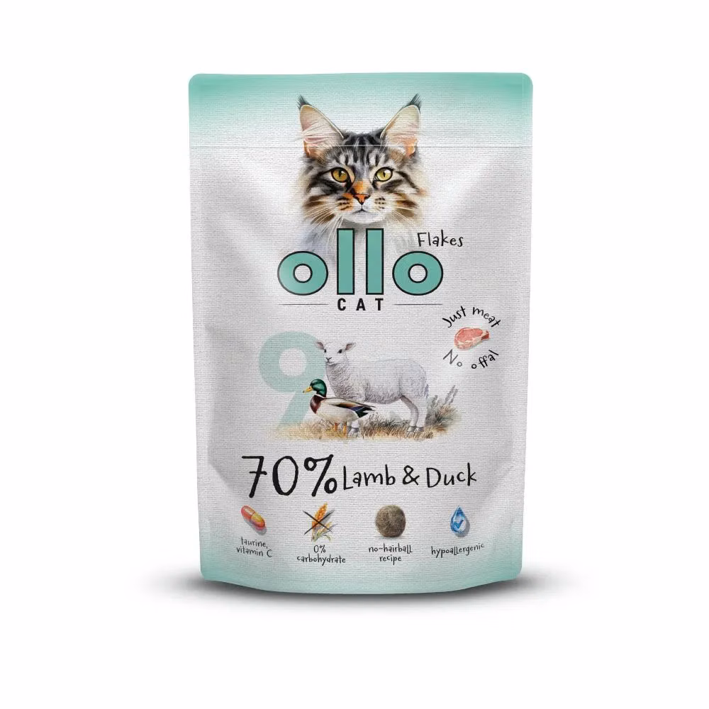 Ollo Cat Nr 9 Jagnięcina i Kaczka 85 g – karma mokra dla kota