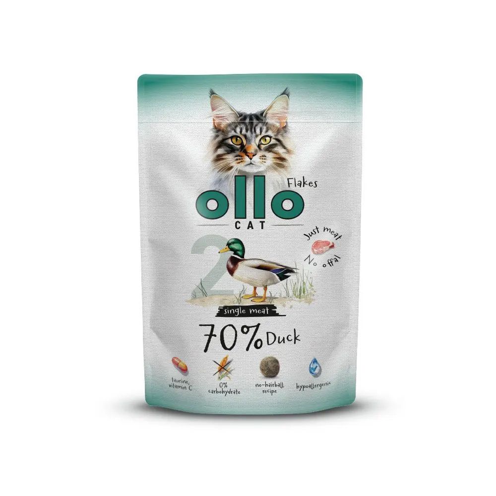 Ollo Cat Nr 2 Kaczka 85 g – karma mokra dla kota z kaczką