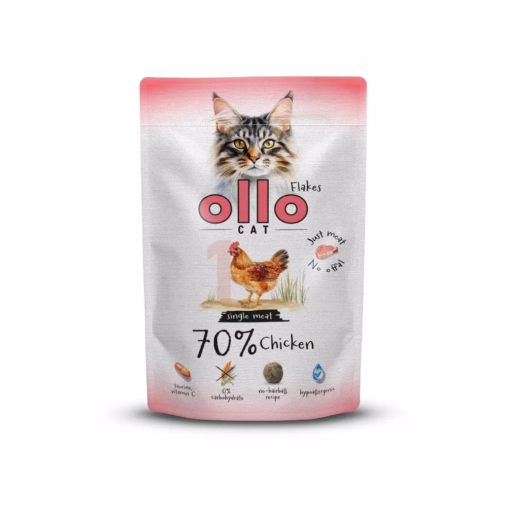 Ollo Cat Nr 1 Kurczak 70 g – mokra karma dla kota w sosie własnym