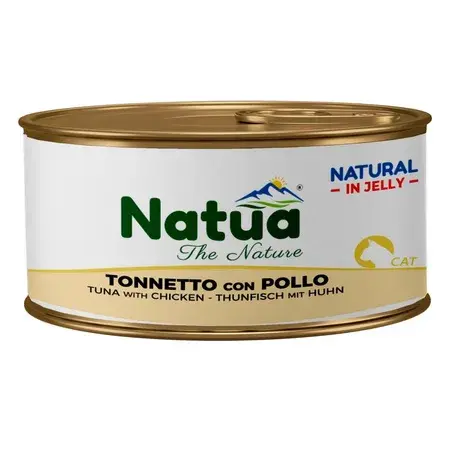 Natua Natural Tuńczyk z Kurczakiem w Galaretce 85g – mokra karma dla kota