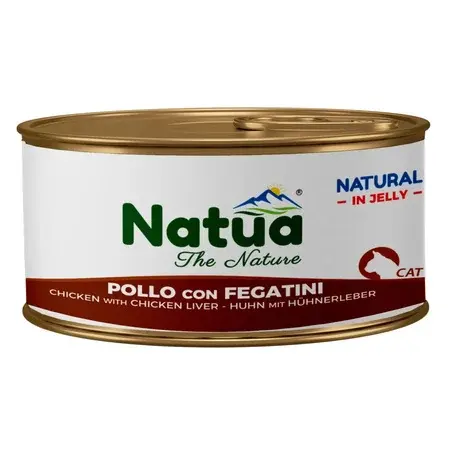 Natua Kurczak z Wątróbką w galaretce dla Kota 85g – mokra karma dla kota
