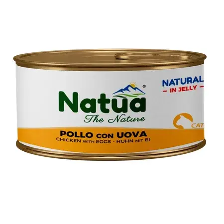 Natua Natural Kurczak z Przepiórczym jajkiem w Galaretce 85g – mokra karma dla kota