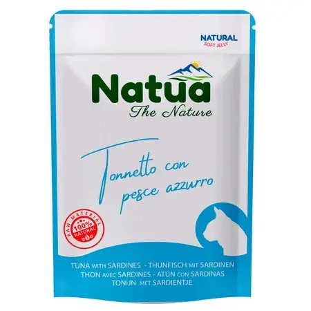Natua Natural Tuńczyk z Sardynką w Galaretce 70g – mokra karma dla kotów
