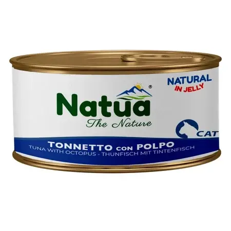 Natua Tuńczyk z Ośmiornicą w Galaretce 85g – mokra karma dla kota