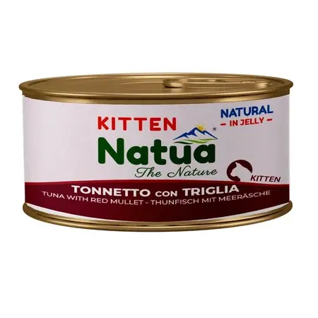Natua Natural Tuńczyk z Barewną w Galaretce 85g – mokra karma dla kociąt