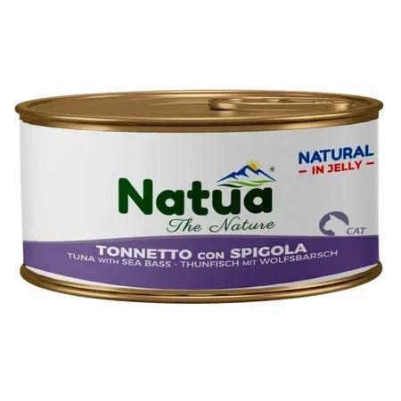 Natua Natural Tuńczyk z Okoniem w Galaretce 85g – mokra karma dla kota