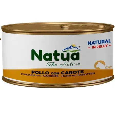 Natua Natural Kurczak z Marchewką w Galaretce 85g – mokra karma dla kota