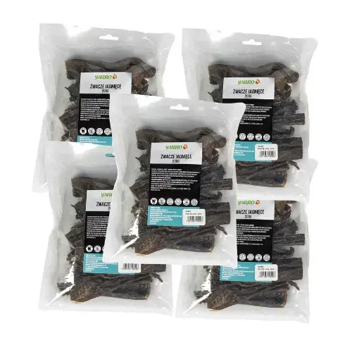 Naturalny gryzak dla psa, suszone żwacze jagnięce 1 kg