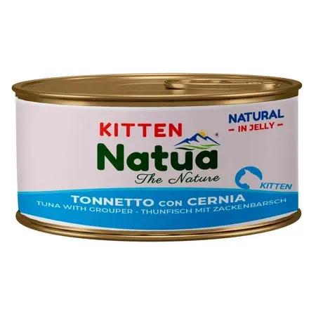 Natua Natural Tuńczyk z Granikiem w Galaretce 85g – mokra karma dla kociąt