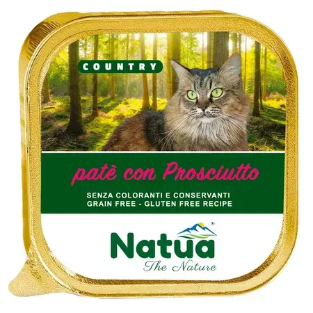 Natua Country Pasztet z Szynką - karma mokra dla kotów dorosłych 100g 