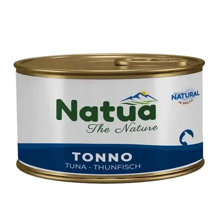 Natua Natural tuńczyk w bulionie 85g – mokra karma dla kota