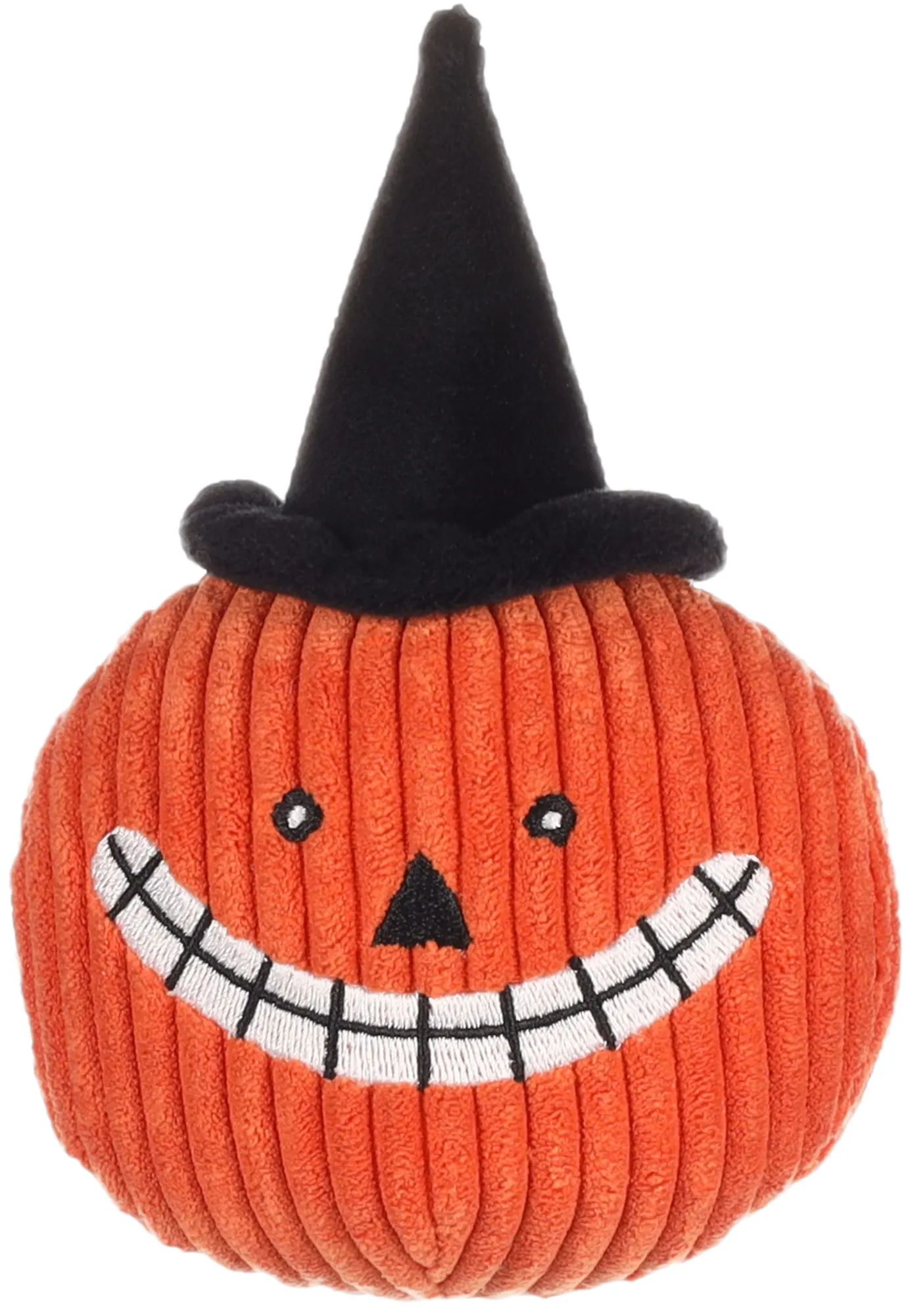 Flamingo Halloween Dynia – pluszowa zabawka dla psa z piszczałką 15,8 cm