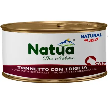 Natua Natural Tuńczyk z Barweną w Galaretce 85g – mokra karma dla kota