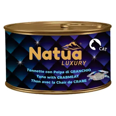 Natua Luxury Line Tuńczyk z Krabem w Galaretce 85g – mokra karma dla kotów
