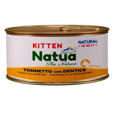 Natua Natural Tuńczyk z Kielcem w Galaretce 85g – mokra karma dla kociąt