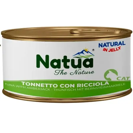Natua Tuńczyk z Seriolą w Galaretce 85g – mokra karma dla kota