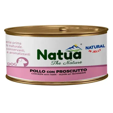 Natua The Nature Kurczak z Szynką Galaretce - karma mokra dla dorosłego psa 150g 