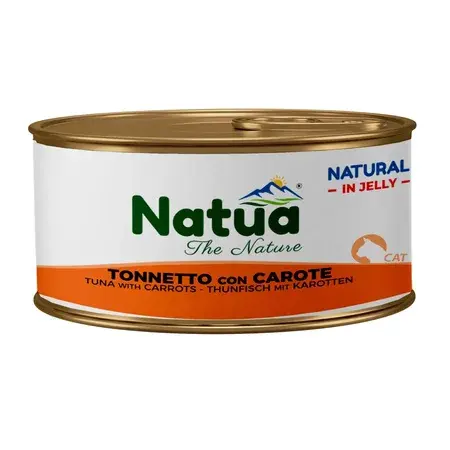 Natua Natural Tuńczyk z marchewką w Galaretce 85g – mokra karma dla kota