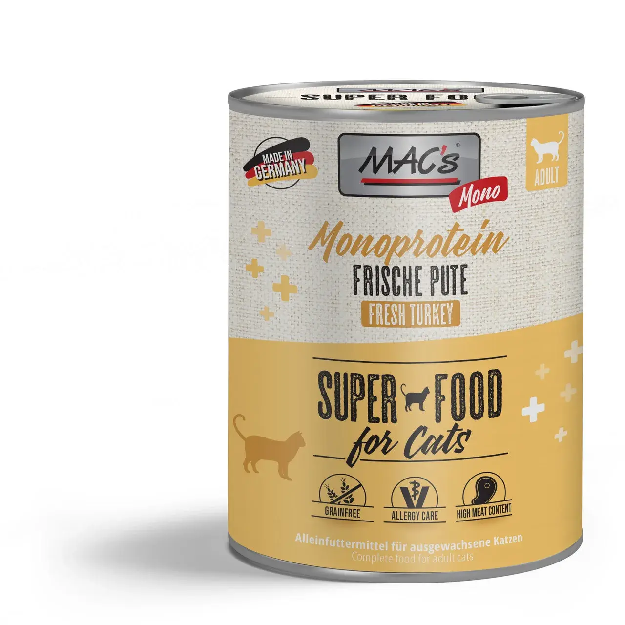 Mac's Cat indyk pełnoporcjowa i monoproteinowa karma dla dorosłych kotów 800g