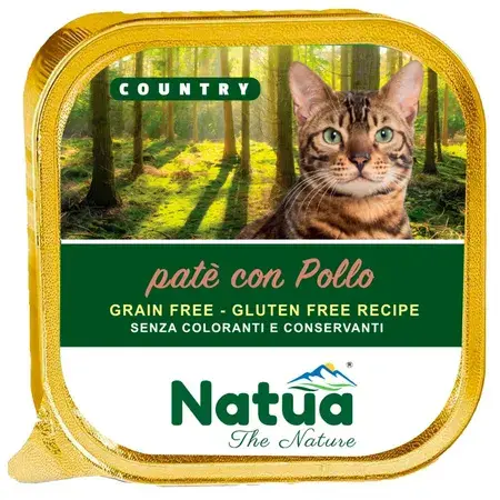 Natua Country Pasztet z Kurczakiem - karma mokra dla kotów dorosłych 100g 