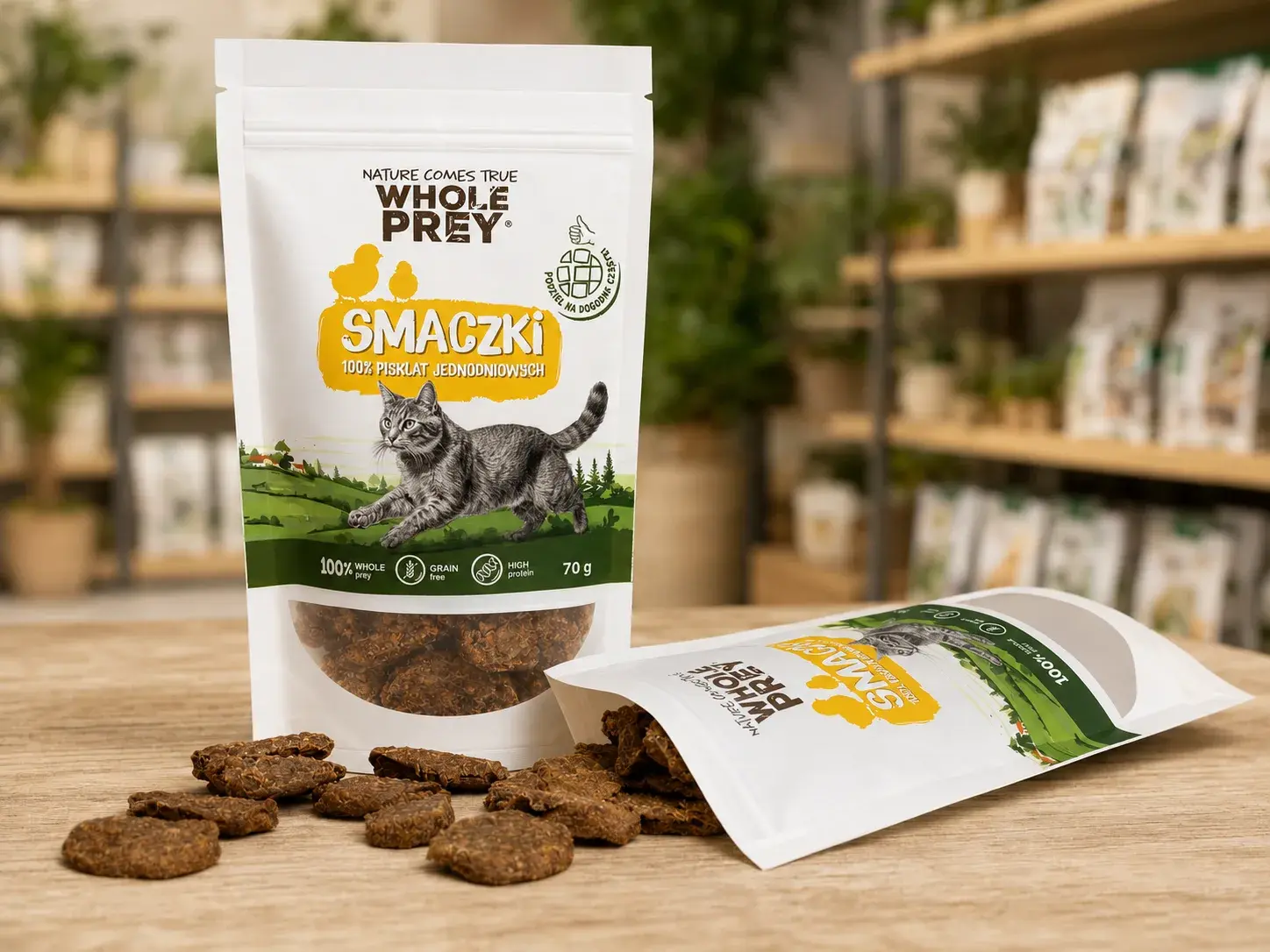 WHOLE PREY - naturalne przysmaki dla kota z piskląt jednodniowych 70 g
