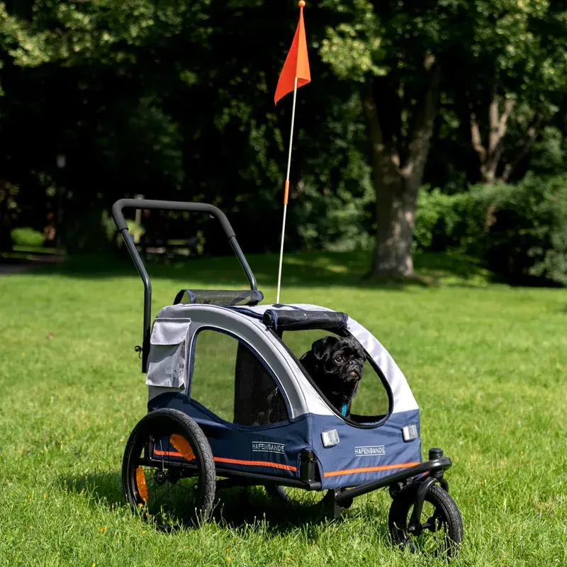 HAFENBANDE Cabby L - przyczepka rowerowa i spacerowa dla psa do 45 kg