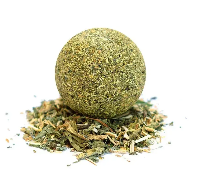 ZESTAW 10 SZTUK! Kocimiętka dla kota | Piłka dla kota z kocimiętki 3 cm