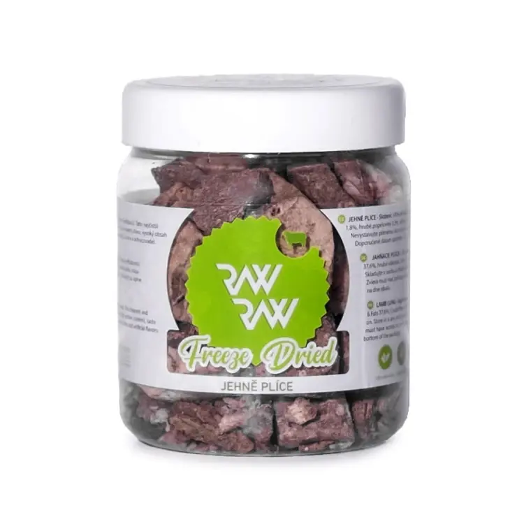 RAW RAW Liofilizowane Płuca Jagnięce 50 g – delikatny przysmak dla psów i kotów