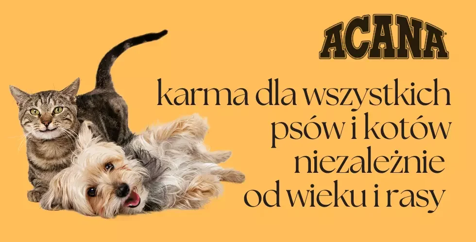 acana karma dla wszystkich psów i kotów niezależnie od rasy i wieku