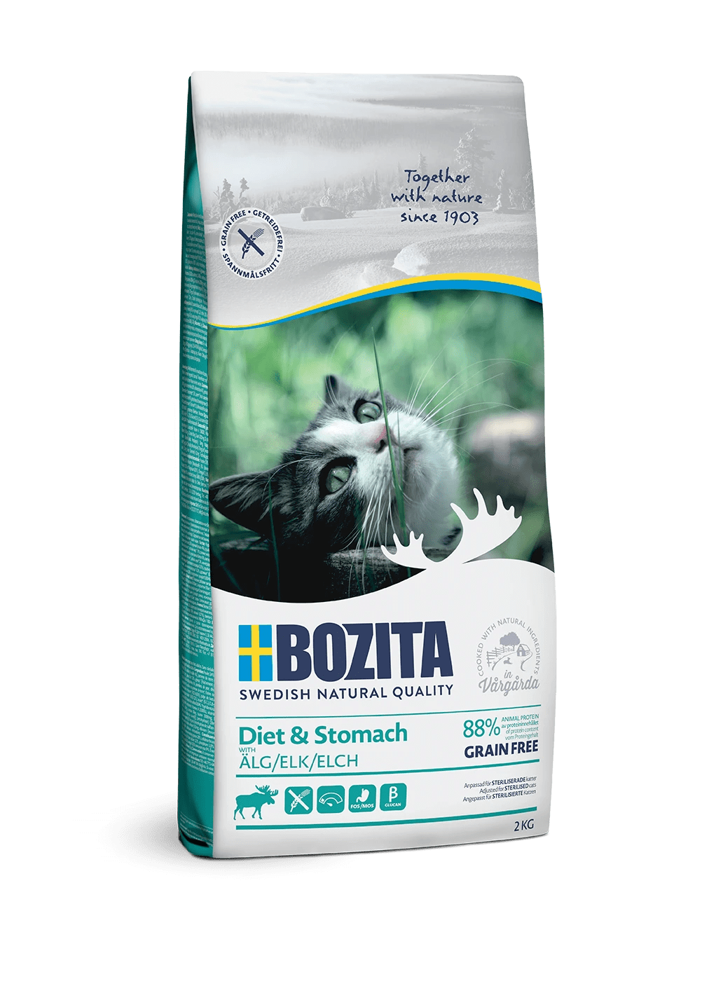 Bozita Diet&Stomach z Łosiem 10kg