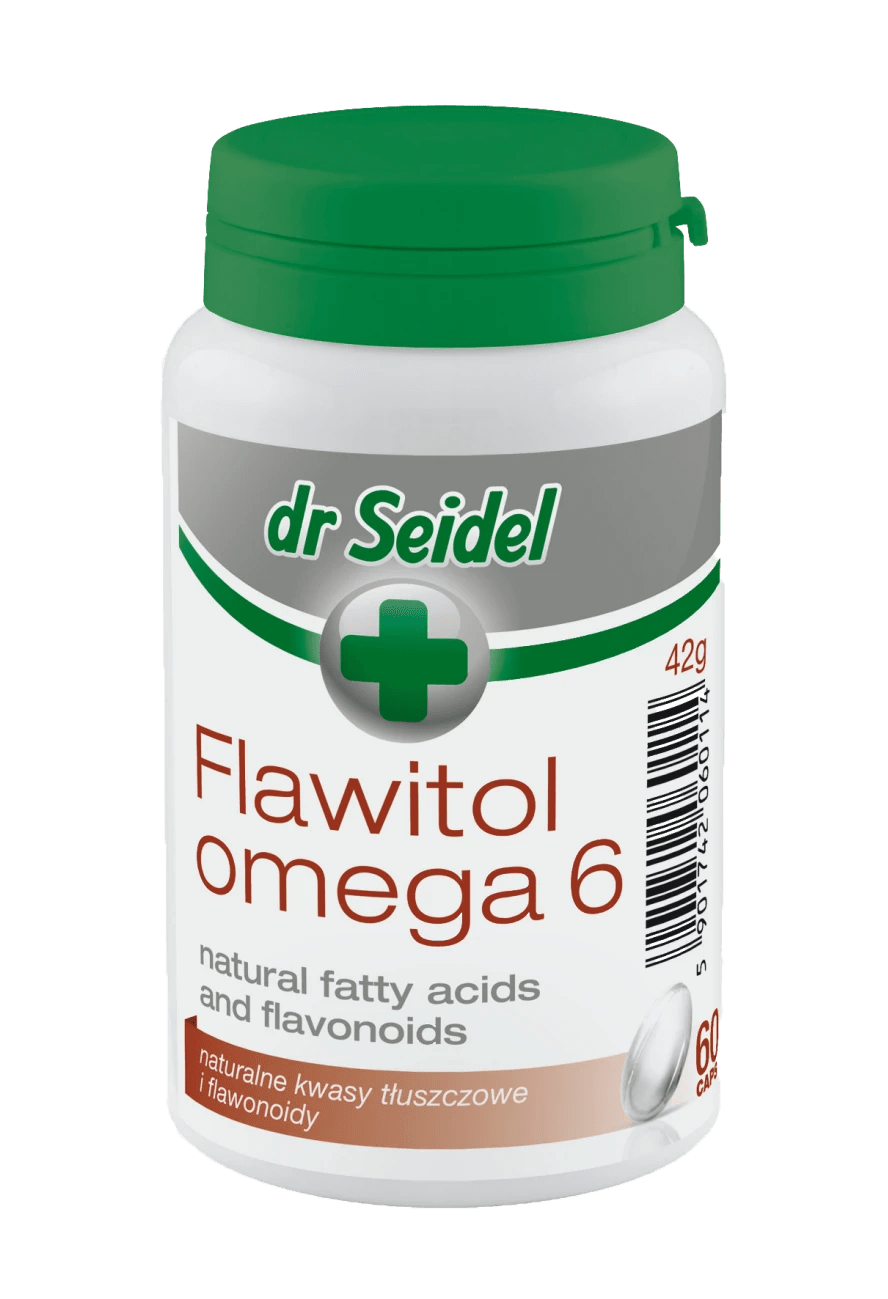 Dr Seidel - Flawitol Omega 6 Skóra i Sierść 60kapsułek