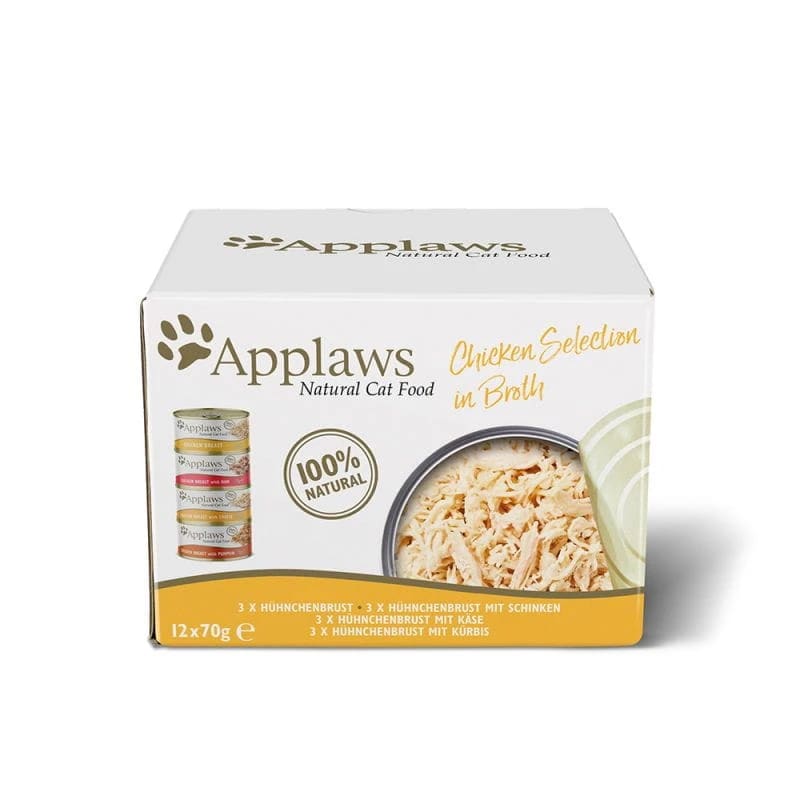 Applaws Multipack drobiowy w puszkach 12x70g