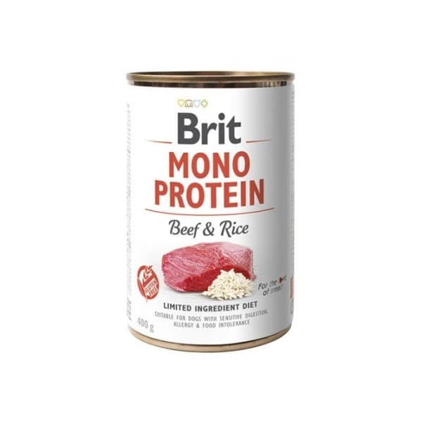 Brit MONO PROTEIN Beef & Rice 400g