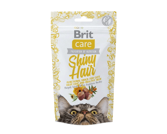 Brit Care Cat Snack Shiny Hair 50 g