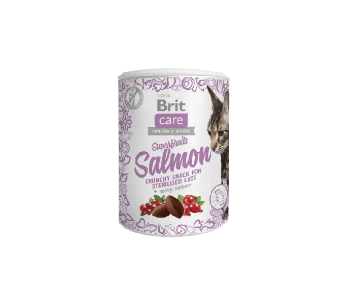 Brit Care Cat Snack Superfruits Salmon 100 g