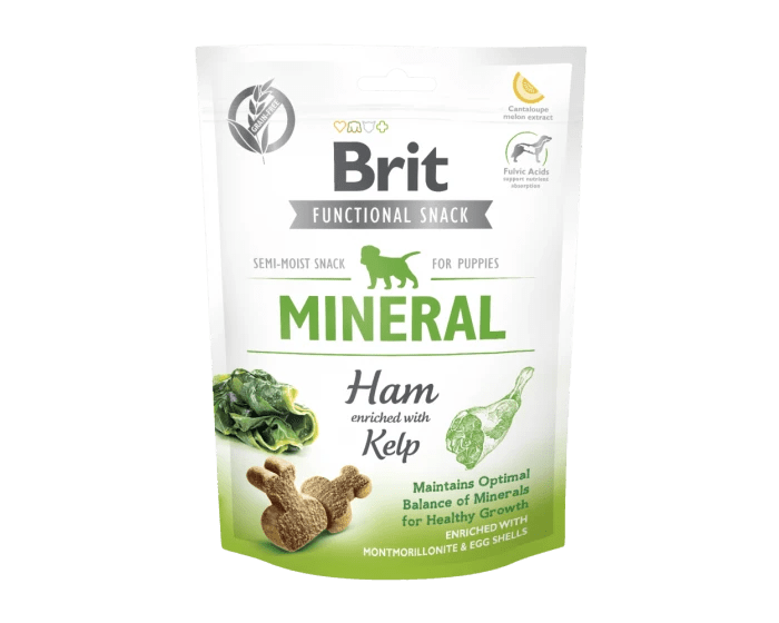 Brit Care Dog Functional Snack Mineral Ham Puppy 150g