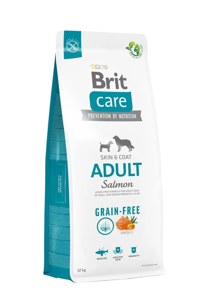 Brit Care Dog Grain-free Adult Salmon- bezzbożowa karma dla psów na bazie łososia 12kg