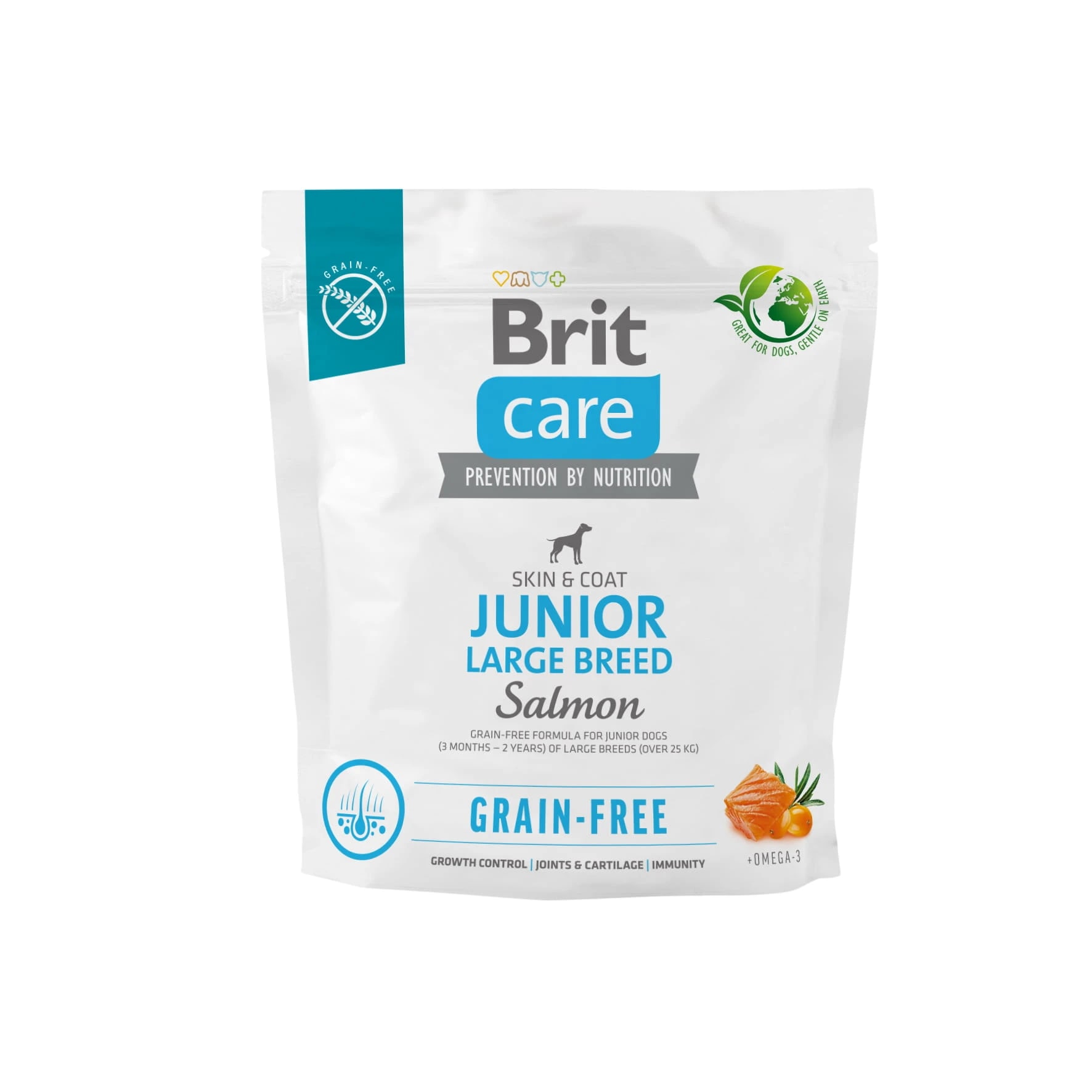 Brit Care Dog Grain-free Junior Large Breed Salmon 1kg