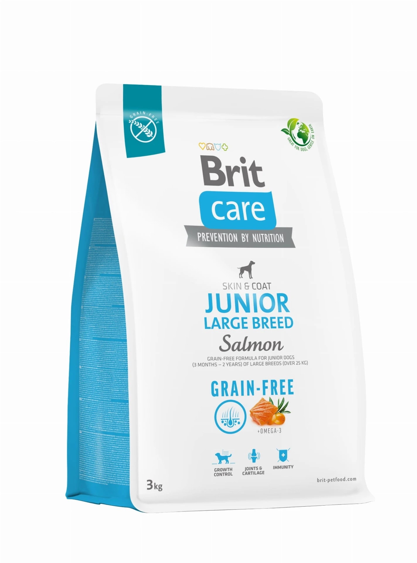 Brit Care Dog Grain-free Junior Large Breed Salmon 3kg