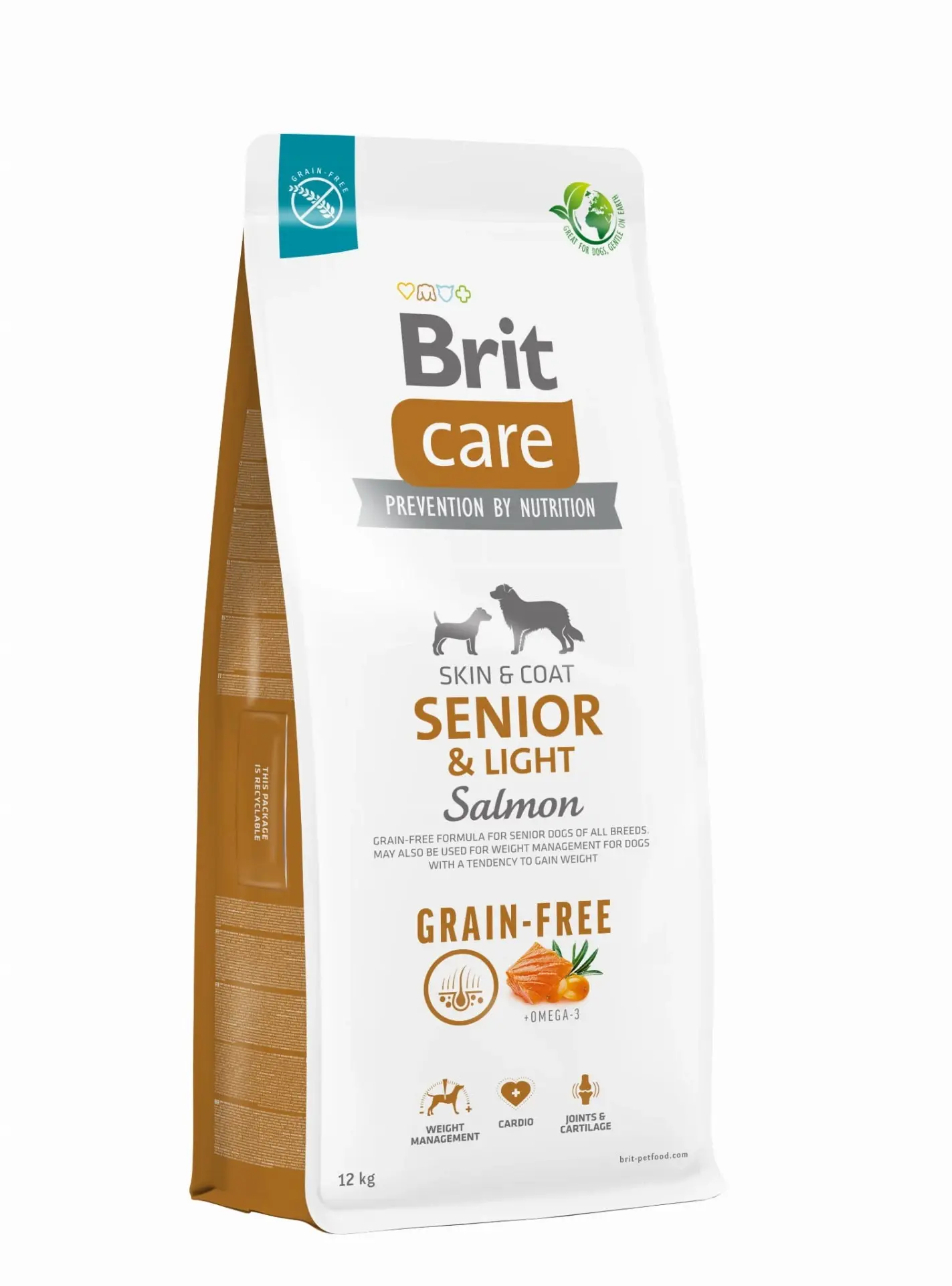 Brit Care Dog Grain-free Senior & Light Salmon 12kg