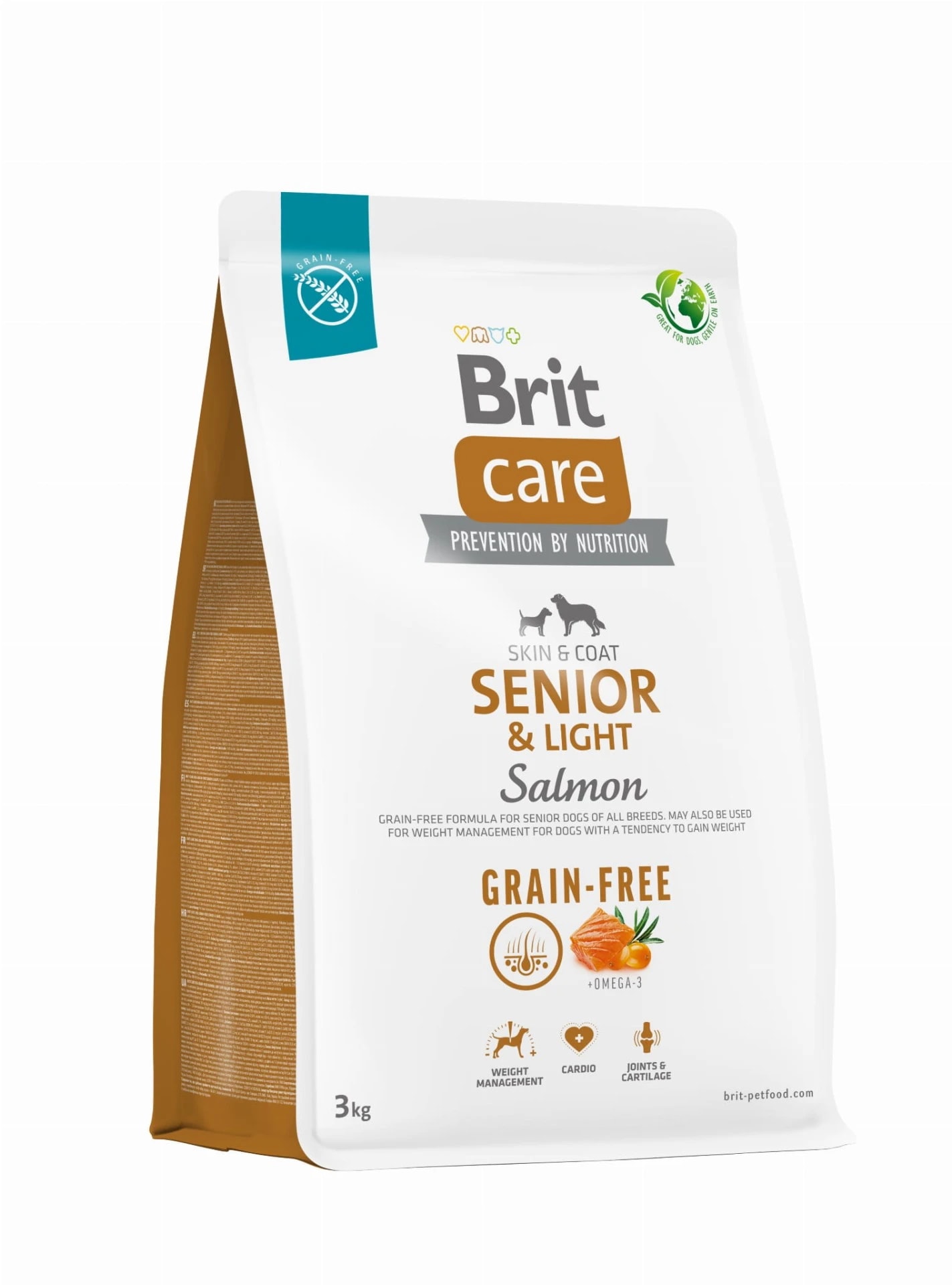 Brit Care Dog Grain-free Senior & Light Salmon 3kg