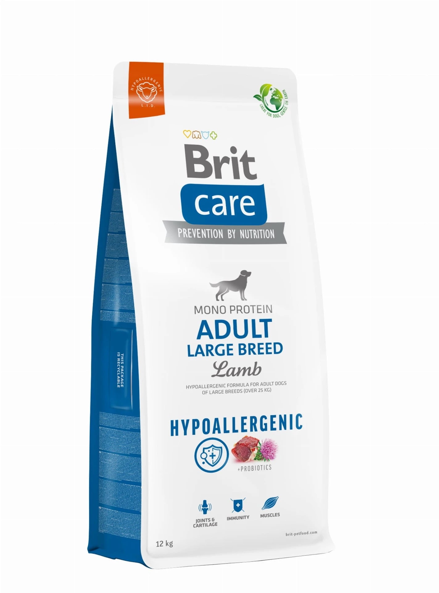 Brit Care Dog Hypoallergenic Adult Large Breed Lamb 12kg