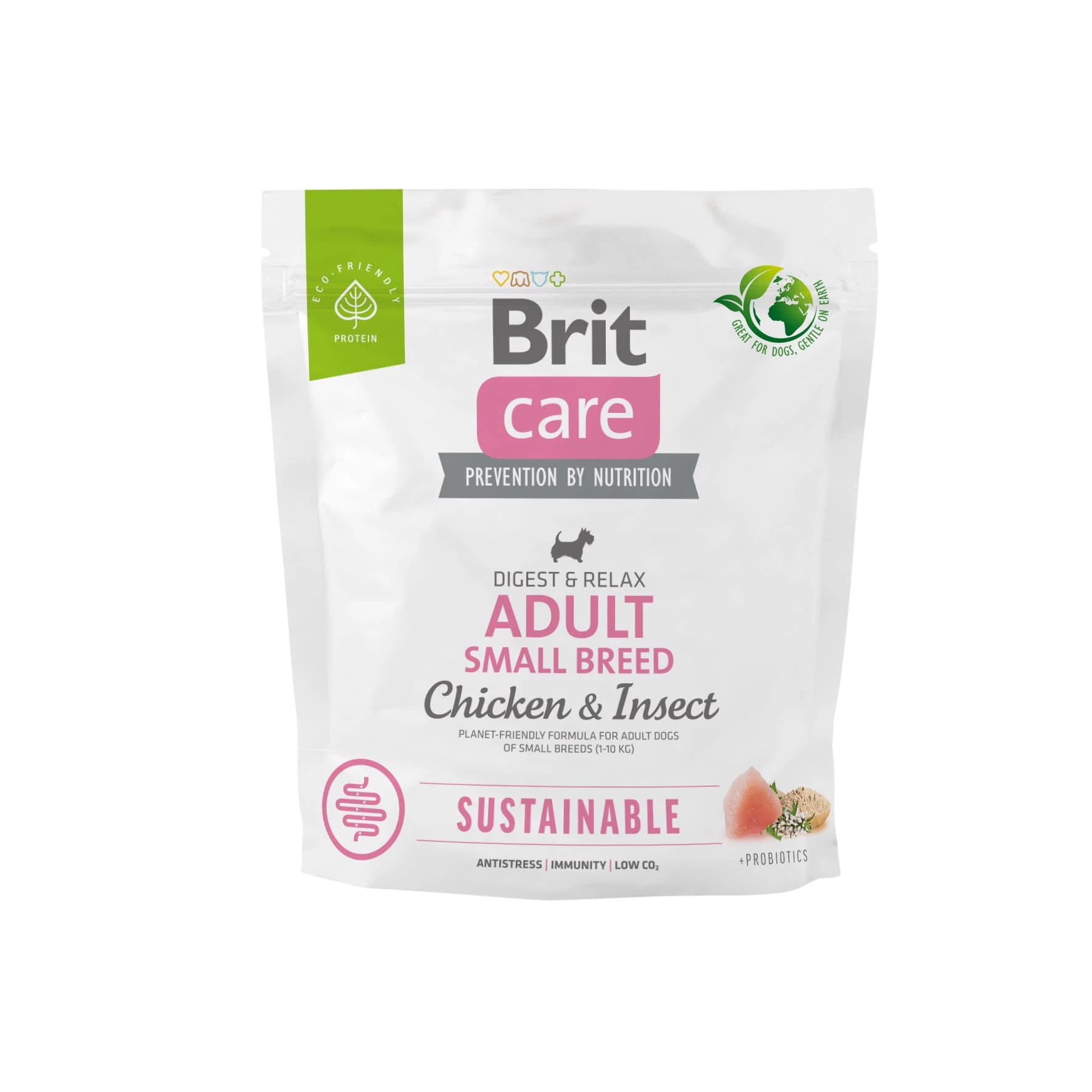 Brit Care Dog Sustainable Adult Small Breed Chicken & Insect 1kg