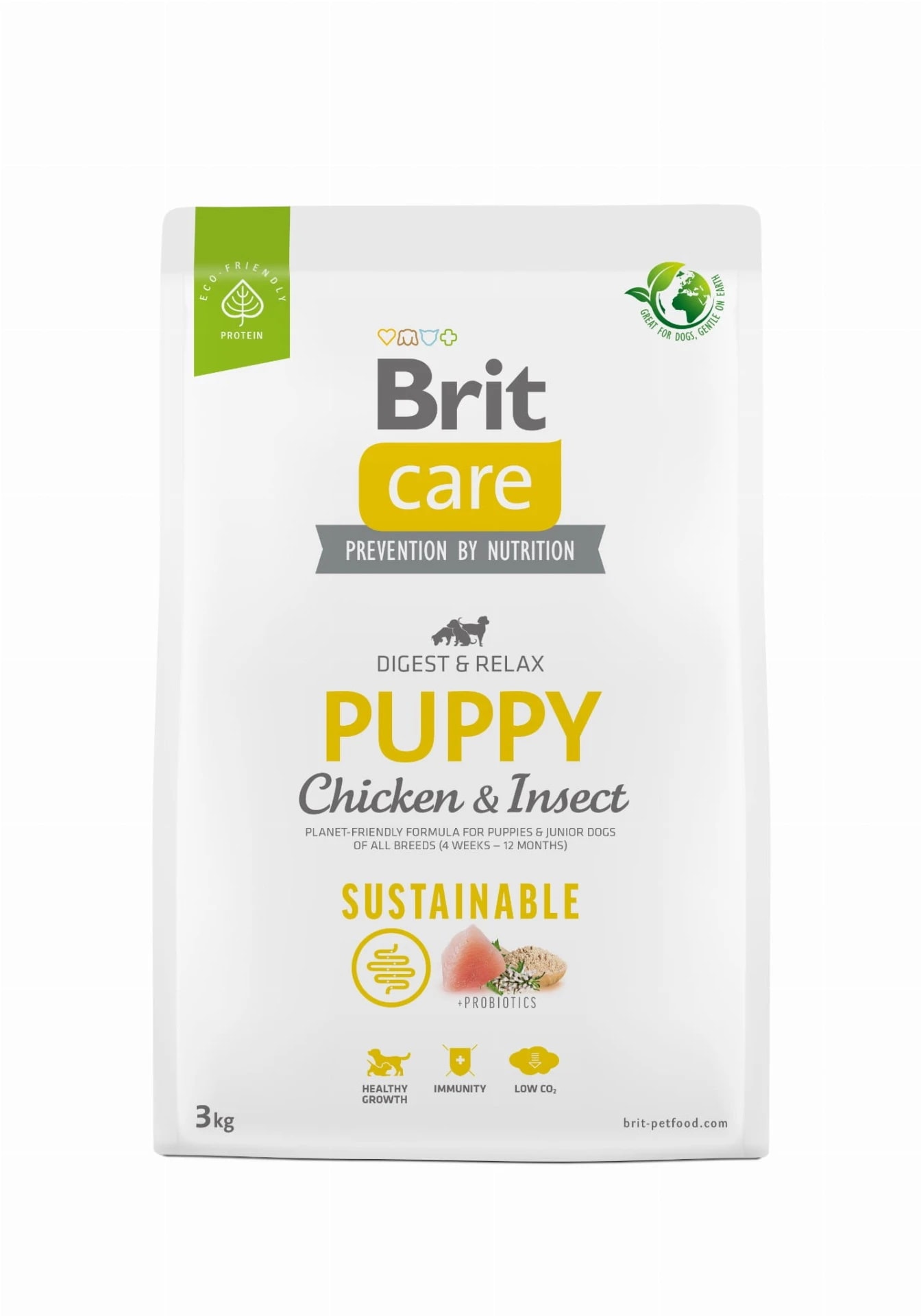 Brit Care Dog Sustainable Puppy Chicken & Insect 3kg