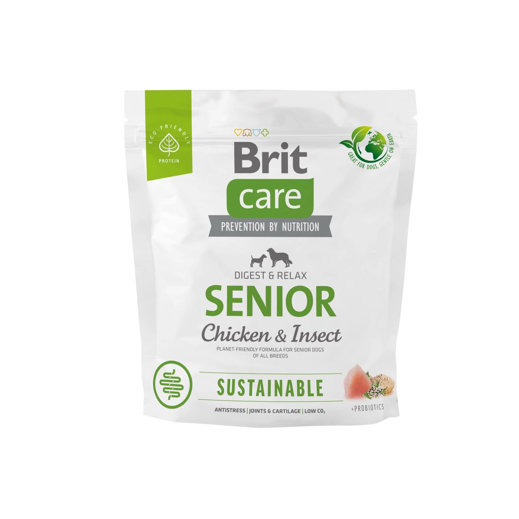 Brit Care Dog Sustainable Senior Chicken & Insect 1kg