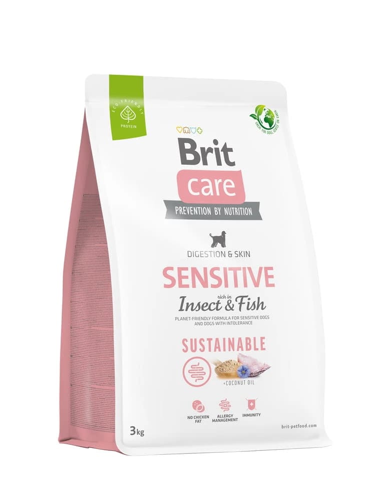 Brit Care Dog Sustainable Sensitive Insect & Fish- hypoalergiczna karma dla psa 3kg