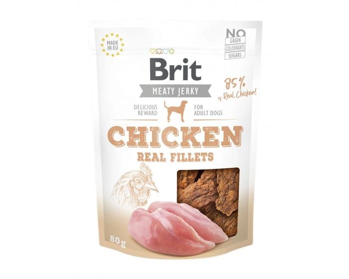 Brit Jerky Snack Chicken Fillets 200g