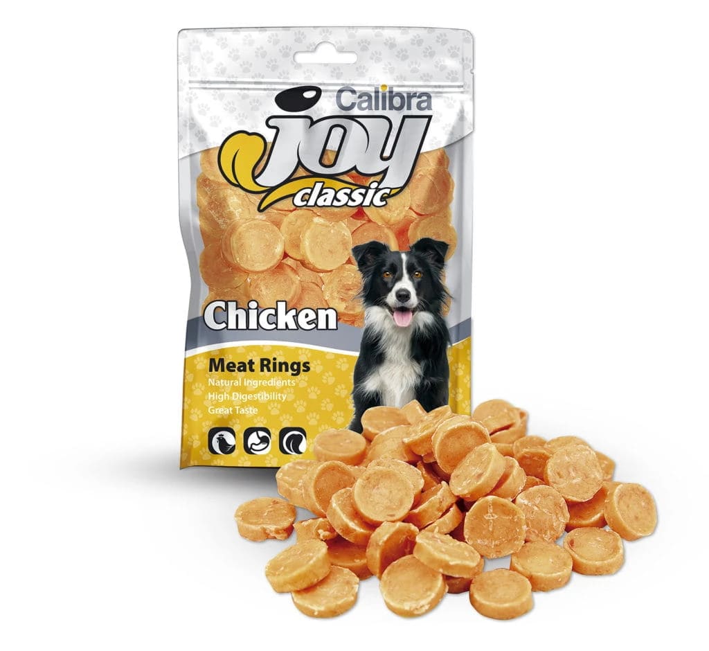 Calibra Joy Classic Chicken Rings Aromatyczne Plasterki z Kurczaka 80g