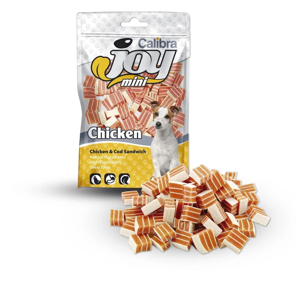 Calibra Joy Mini Chicken & Cod Sandwich - Drobne Kanapki Kurczak + Dorsz 70g